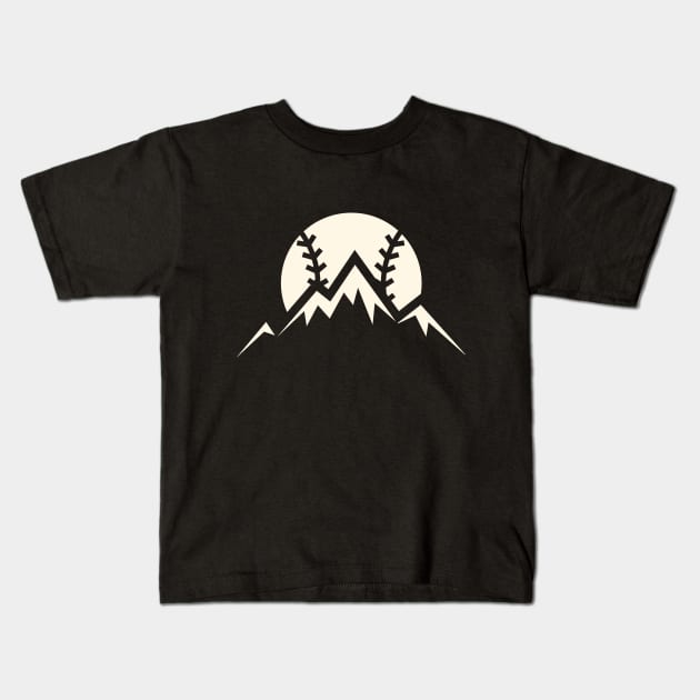 Colorado Rockies 3 by Buck Tee Originals Kids T-Shirt by Buck Tee